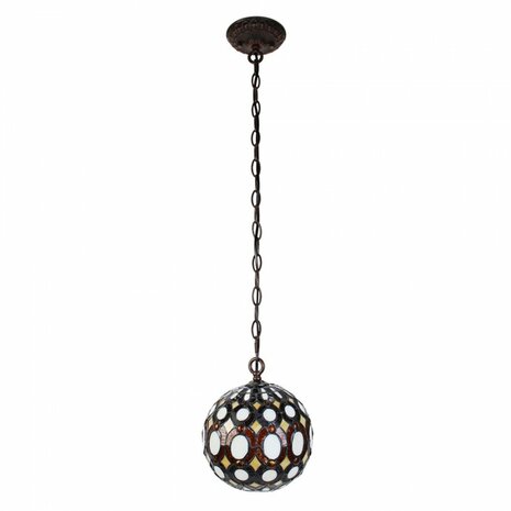 Ronde-Tiffany-hanglamp-geel-metaal-glas-rond-hanglamp-eettafel-2