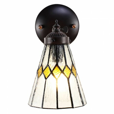 Ronde-Tiffany-Art-Deco-wandlamp-transparant-glas-metaal-rond-muurlamp-1