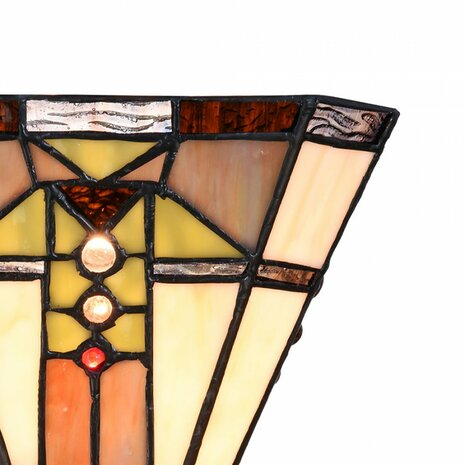 Tiffany-Art-Deco-wandlamp-beige-bruin-glas-muurlamp-2