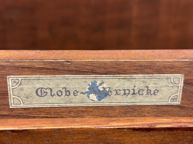 Klassiek-Antiek-Engels-Globe-Wernicke-Bureau-Desk-Partnerdesk-20