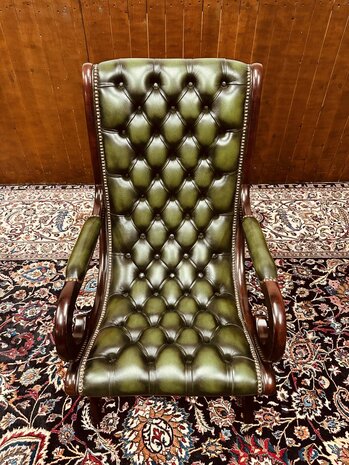 Klassiek-Engels-Chesterfield-Antiek-Springvale-Fauteuil-Victoria-Stand-Chair-7