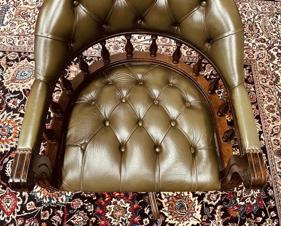 Antiek-Klassiek-Engels-Chesterfield-Bureaustoel-Captain-Chair-6