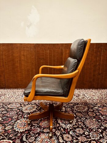 Klassiek-Engels-Heldense-Exclusive-Chesterfield-Bureaustoel-President-Chair