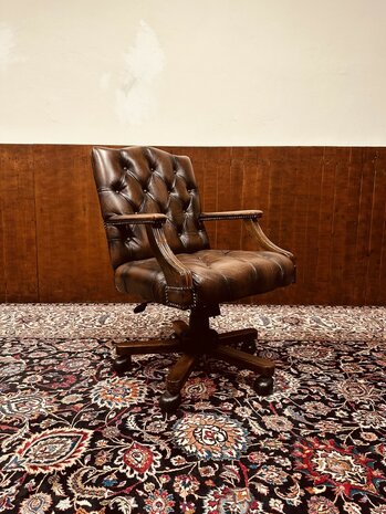 Klassiek-Engels-Antiek-Bureaustoel-President-Chair