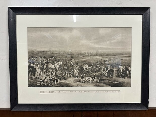 The-meeting-of-her-majesty-stag-hounds-ascot-heath