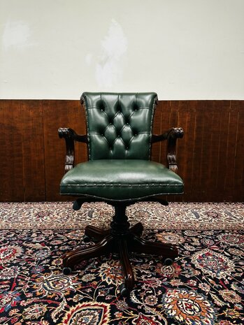 Klassiek-Engels-President-Chair-Bureaustoel
