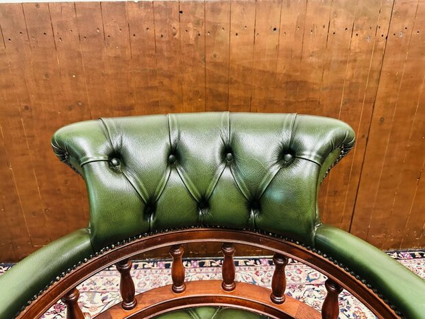 Chesterfield-Captain-Chair-Groen