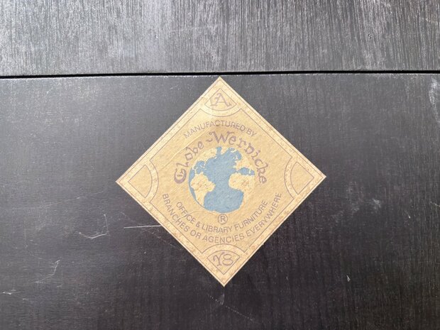 Klassiek-Oud-Engels-Antiek-Chesterfield-Originele-Globe-Wernicke-Modulaire-Boekenkast-Hoekkast-Bibliotheekkast-Vitrinekast
