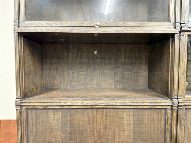 Klassiek-Engels-Antiek-Oud-Originele-Globe-Wernicke-Boekenkast-Vitrinekast-Ambassador