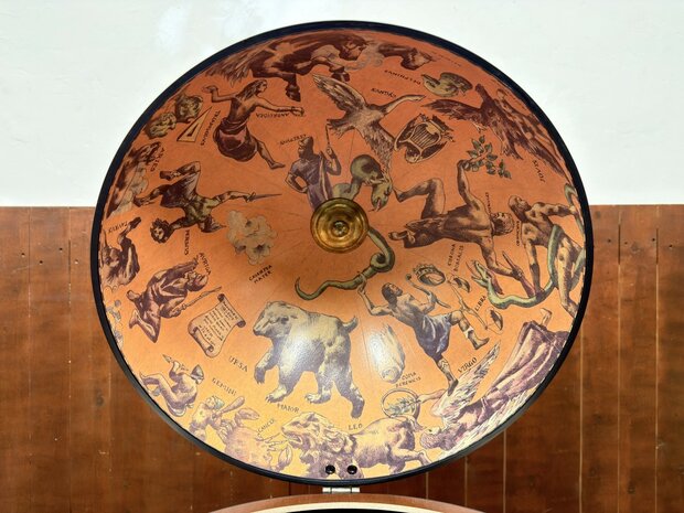 Klassiek-Oud-Antiek-Italiaans-Zoffoli-Drank-Bar-Globe-Weredbol-Tafelmodel