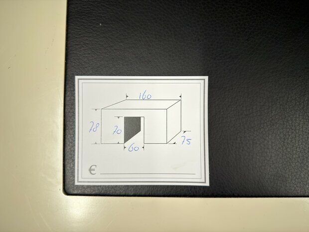 Klassiek-Oud-Antiek-Engels-Chesterfield-Mahoniehout-Mahonie-Wit-Creme-Landelijk-Bureau-Desk-met-ZwartLederen-Inleg