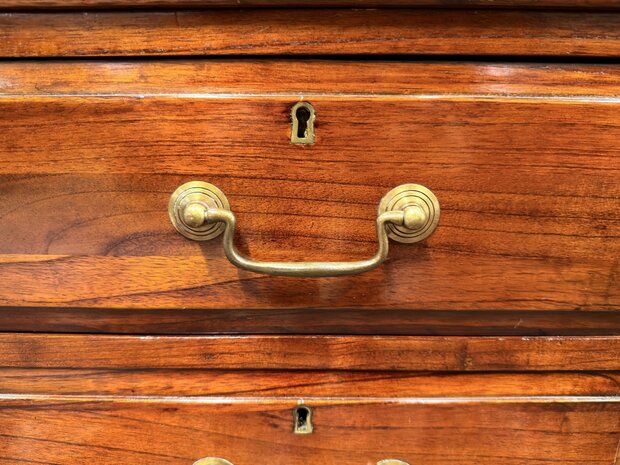 Klassiek-Oud-Engels-Antiek-Chesterfield-Mahoniehouten-Globe-Wernicke-Bureau-Desk-Partnerdesk