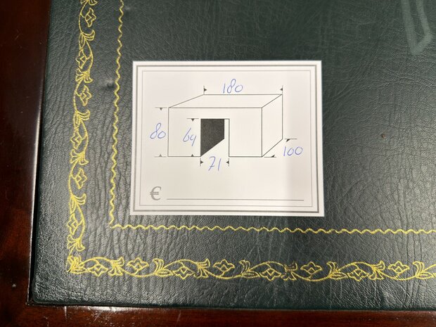 Klassiek-Antiek-Engels-Oud-Chesterfield-Mahonie-Bureau-Desk-Partnerdesk-met-Groen-Leder-Ingelegd