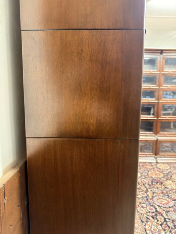 Klassiek-Engels-Antiek-Oud-Chesterfield-Globe-Wernicke-Stijl-Boekenkast-Bibliotheekkast-Hoekkast