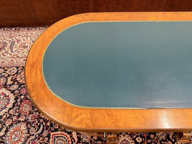 Antiek-Klassiek-Oud-Frans-Louis-Lodewijk-XIV-Bureau-Desk-met-Bronzen-ornamenten