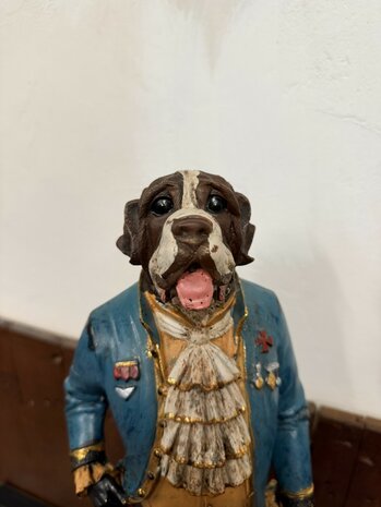 Klassiek-Engels-Antiek-Oud-Chesterfield-Beeld-Hond-2