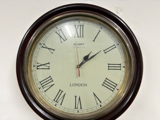 Klassiek-Oud-Antiek-Engels-London-Wandklok-Klok-2