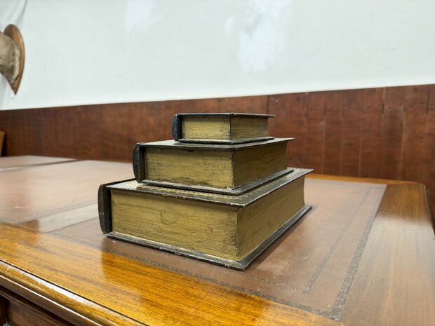 Klassiek-Engels-Antiek-Oud-Opbergboek-Lade-Boek-3