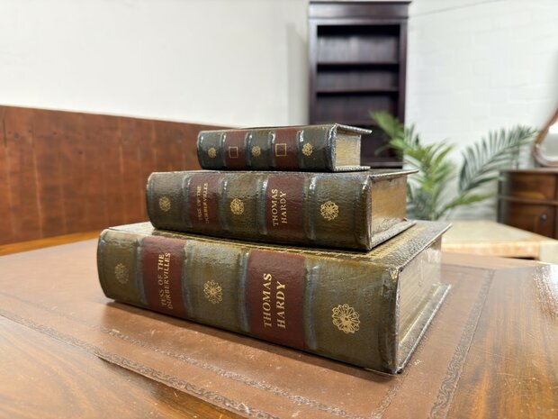 Klassiek-Engels-Antiek-Oud-Opbergboek-Lade-Boek-4