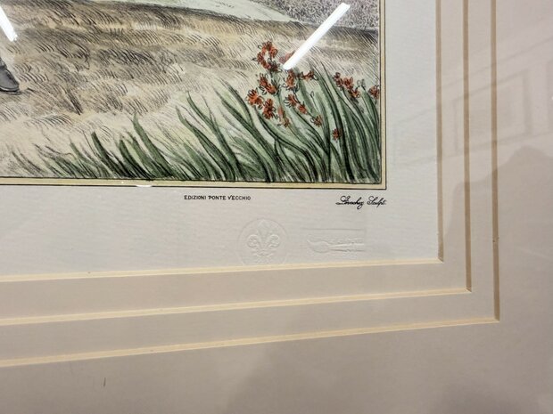 Klassiek-Antiek-Oud-Franse-Prent-L'attente-D'une-Amarone-5