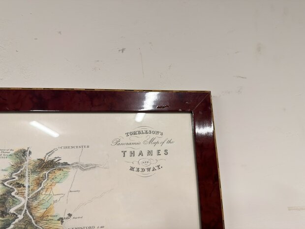 Klassiek-Oud-Antiek-Engels-Prent-Thames-Rivier-7