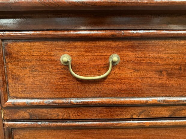 Klassiek-Engels-Antiek-Oud-Chesterfield-Eikenhout-Boekenkast-Bibliotheekkast-Kast