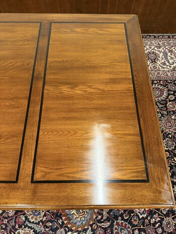 Klassiek-Engels-Antiek-Oud-Chesterfield-Eikenhout-Eichholtz-Bureau-Desk-Parnerdesk