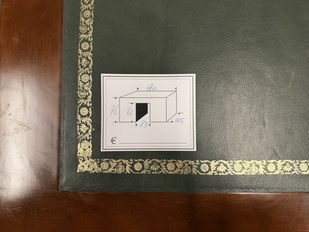 Klassiek-Oud-Antiek-Engels-Chesterfield-Vintage-Bureau-Bureel-Desk-Partnerdesk-Mahonie-Groen-Leder-18