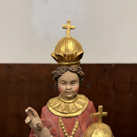 Antiek-houten-polychroom-geschilderd-beeld-Jezus-kindje-van-wenen-4