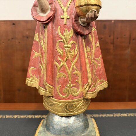 Antiek-houten-polychroom-geschilderd-beeld-Jezus-kindje-van-wenen-6