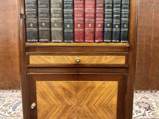 Klassiek-Engels-Antiek-Oud-Chesterfield-Vintage-Set-Nachtkast-Nachtkastjes-met-Inlegwerk-marqueterie