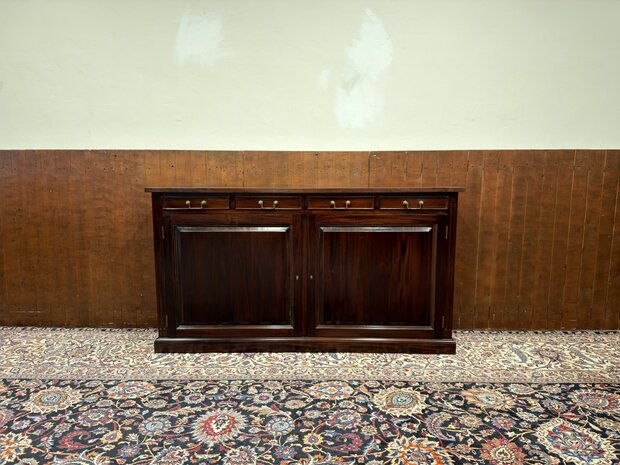 Klassiek-Oud-Antiek-Engels-Antiek-Vintage-Chesterfield-Kantoorkast-Dressoir