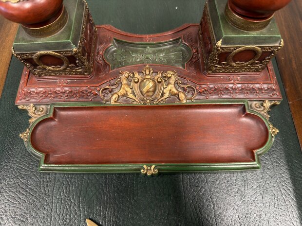 Antieke-Franse-Empire-inktstel-bureau-set-met-briefopener-6