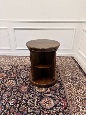 Klassiek-Engels-Antiek-Oud-Chesterfield-Vintage-Boekenmolen-Boekenkast-Kantoorkast