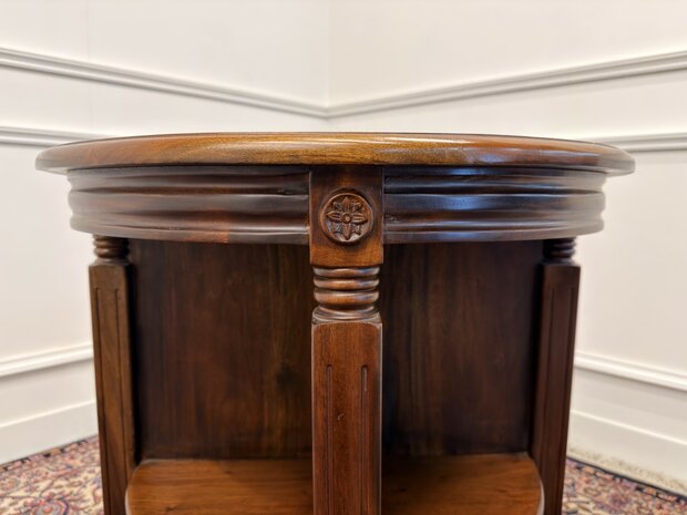 Klassiek-Engels-Antiek-Oud-Chesterfield-Vintage-Boekenmolen-Boekenkast-Kantoorkast