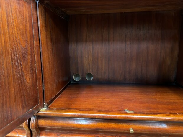 Klassiek-Engels-Antiek-Oud-Vintage-Chesterfield-Set-Originele-Globe-Wernicke-Boekenkast-Bibliotheekkast-Kast