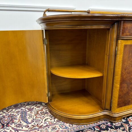 Klassiek-Antiek-Italiaans-Oud-Vintage-Dressoir-Kantoorkast-Wortelhout