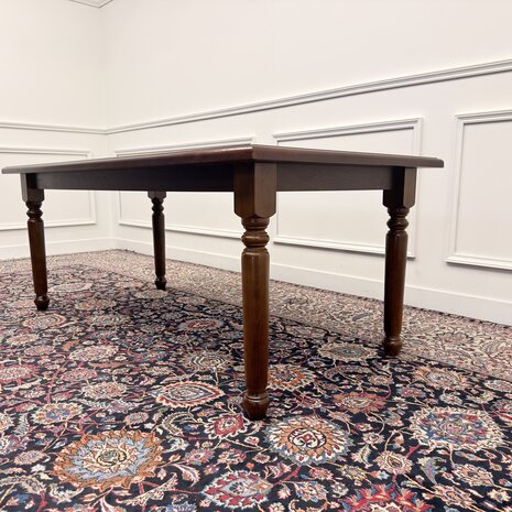 Klassiek-Antiek-Engels-Oud-Chesterfield-Bureau-Schrijftafel-Groen-Leder