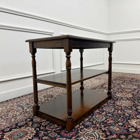 Klassiek-Engels-Antiek-Oud-Vintage-Chesterfield-Sidetable-Side-Table-Bijzettafel-2