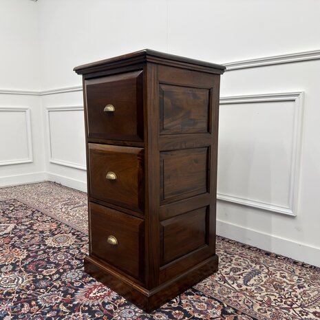 Klassiek-Engels-Antiek-Oud-Vintage-Chesterfield-Dressoir-Kantoorkast-Ladekast-Archiefkast-5