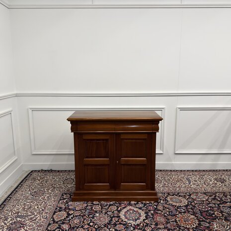 Klassiek-Engels-Antiek-Oud-Vintage-Chesterfield-Dressoir-Kantoorkast-Printerkast-Kast-1