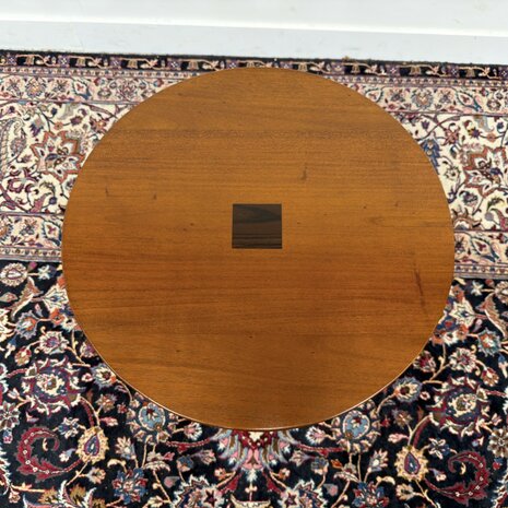 Klassiek-Engels-Antiek-Oud-Vintage-Chesterfield-Art-Deco-Sidetable-Bijzettafel-Tafel