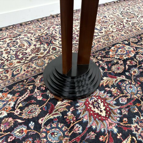 Klassiek-Engels-Antiek-Oud-Vintage-Chesterfield-Art-Deco-Sidetable-Bijzettafel-Tafel