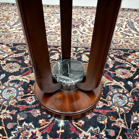 Klassiek-Engels-Antiek-Oud-Vintage-Chesterfield-Art-Deco-Sidetable-Bijzettafel-Tafel