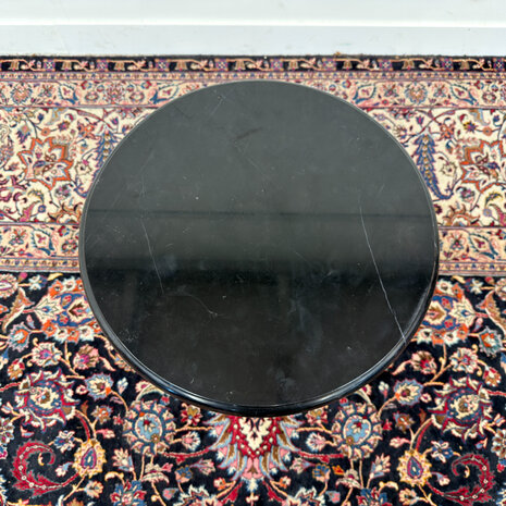 Klassiek-Engels-Antiek-Oud-Vintage-Chesterfield-Art-Deco-Sidetable-Bijzettafel-Tafel-Marmer-Blad