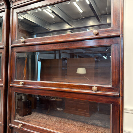 Klassiek-Engels-Oud-Antiek-Vintage-Chesterfield-Globe-Wernicke-Stijl-Boekenkast-Bibliotheekkast-14