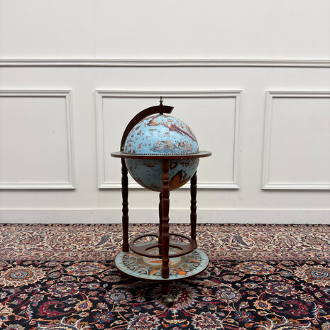 Klassiek-Engels-Chesterfield-Antiek-Oud-Vintage-Bar-Globe-Vloermodel-2