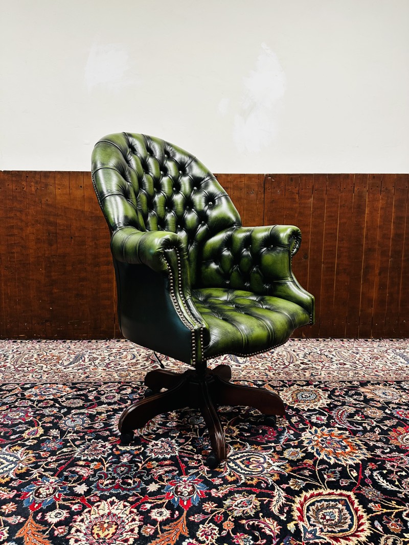 Chesterfield Director Chair bureaustoel Groen