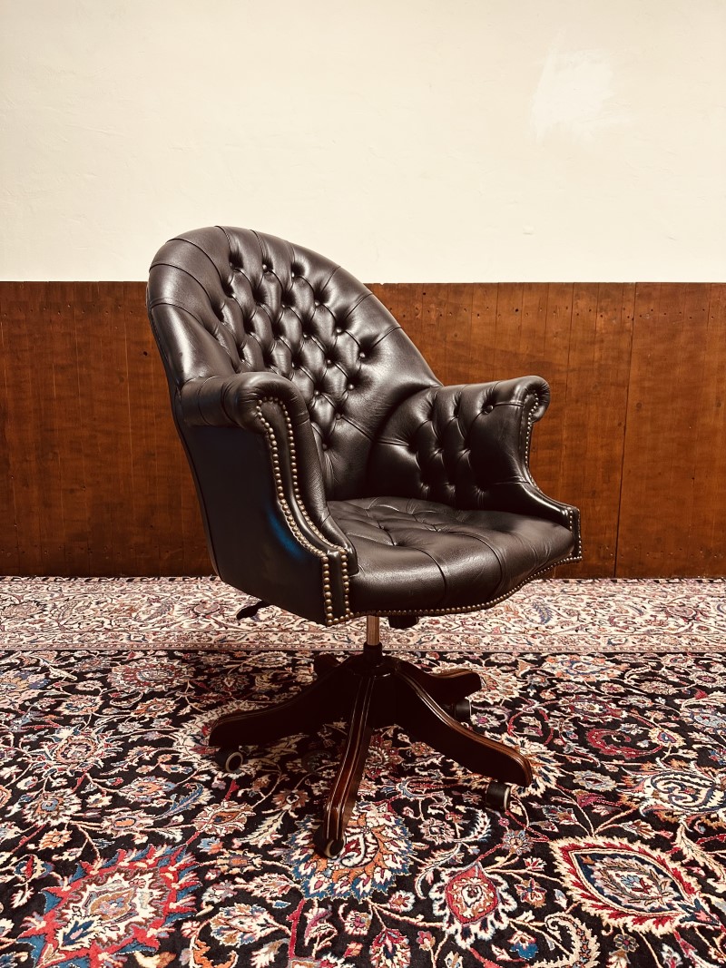 Chesterfield Director Chair bureaustoel Zwart