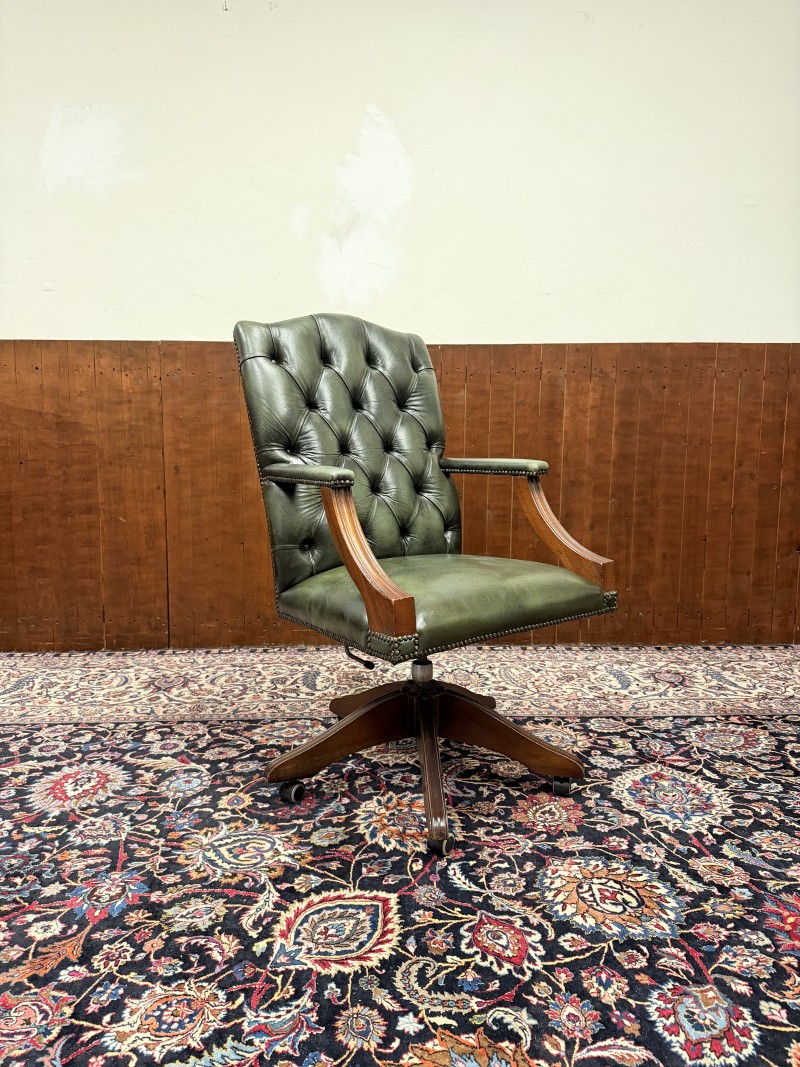 Chesterfield President Chair bureaustoel Groen